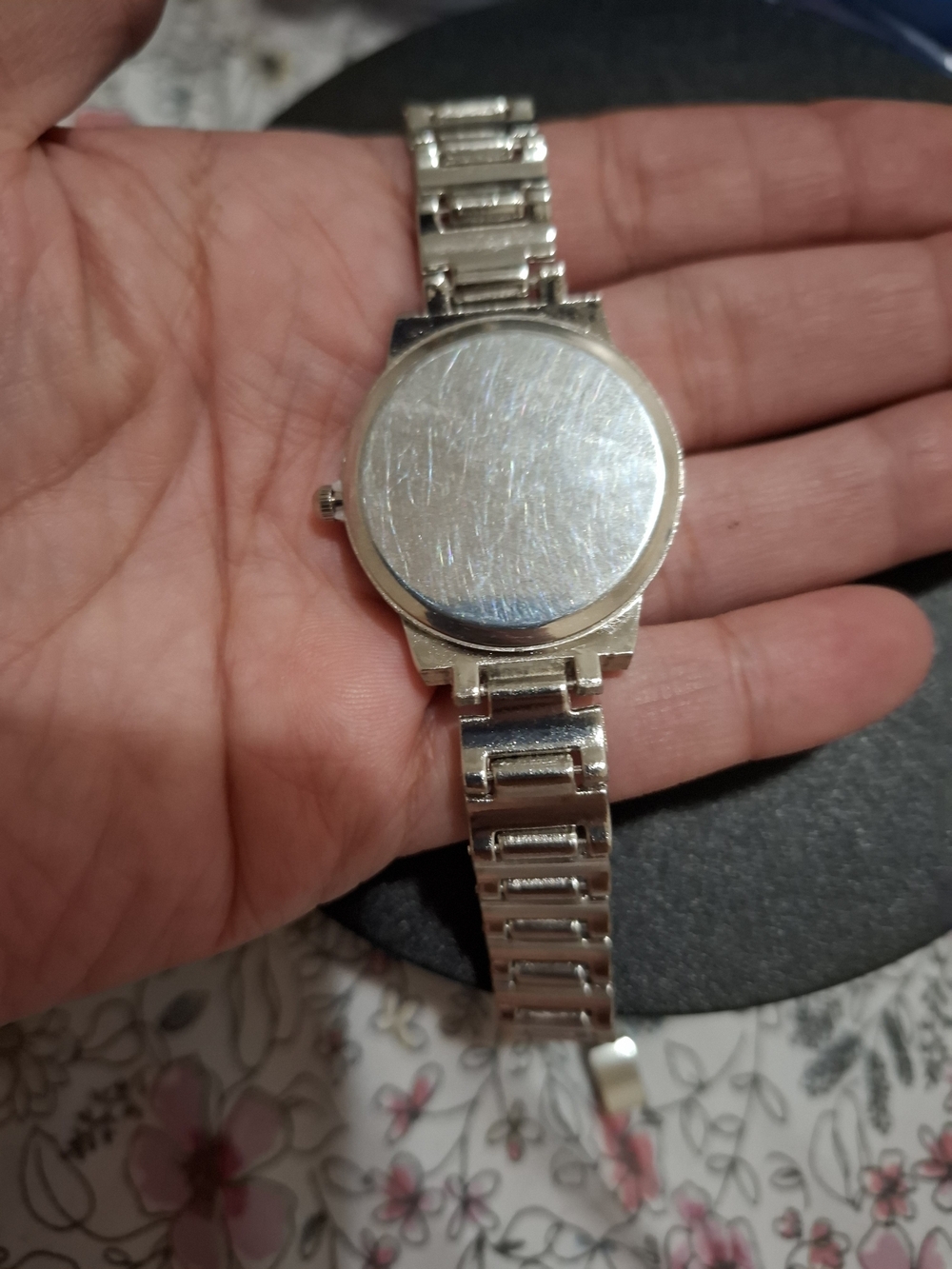 Classic Silver-Tone Women's Link Bracelet Watch